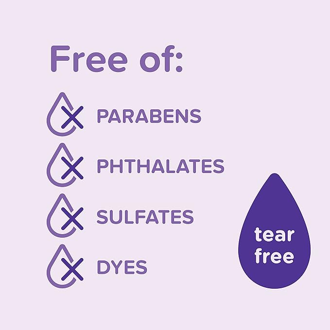 Johnson's Baby Shampoo, 20.3 fl. oz, Pack of 2 | Calming Formula | Hypoallergenic | Tear-Free | No Parabens
