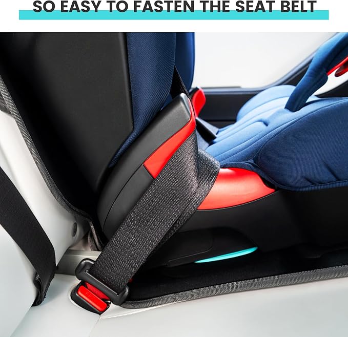HEYTRIP Car Seat Protector, Rear-Facing/Forward-Facing, for 0~12 Years Old Children, Waterproof, Easy Cleanup, Non-Slip, Fit Most Car Seats(Black Blue)