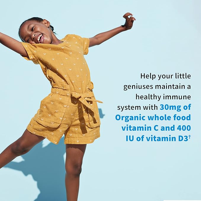 Garden of Life Dr. Formulated Probiotics Organic Kids+ plus Vitamin C & D - Watermelon - Gluten, Dairy & Soy Free Immune & Digestive Health Supplement, No Added Sugar, 30 Chewables (Shelf Stable)
