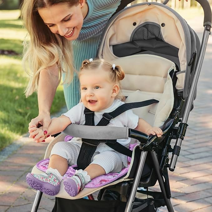 INFANZIA Dry Seat,Car Seat Protector Waterproof Carseat Liner Potty Training Toddlers, Baby and Infants, Piddle Pad for Carseats Strollers (Purple, 2 Packs