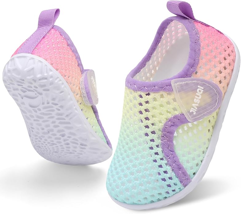 JIASUQI Baby Boys Girls Barefoot Swim Pool Water Shoes Beach Walking Sandals Athletic Sneakers