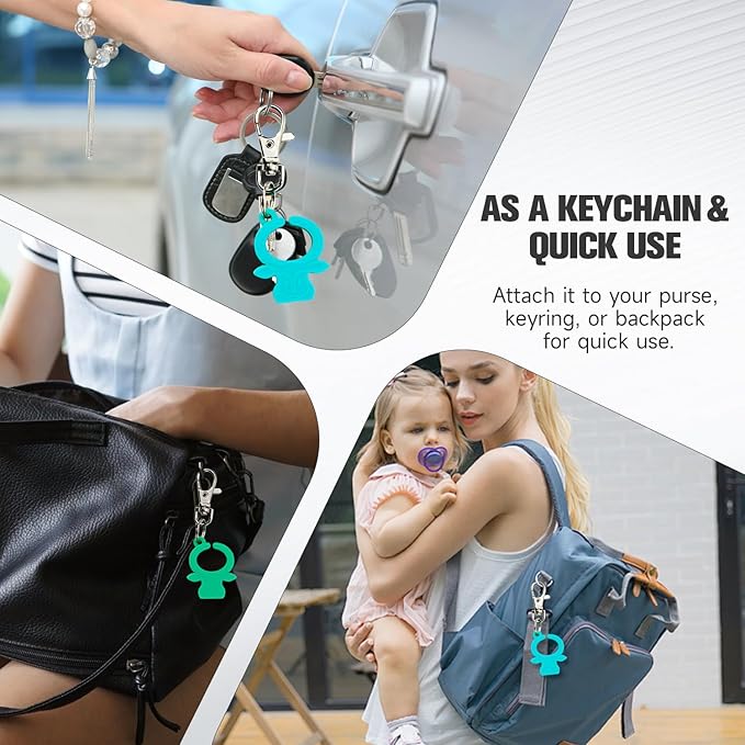 MORLIKE LIVING Silicone Buckle Release Tool, Unbuckle Assistant, Easy Buckle Release Aid for Parents and Caregivers to Unbuckle (Mint-Green)