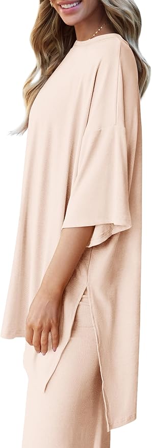 PRETTYGARDEN Two Piece Sets for Women Summer Fashion Lounge Matching Set 2026 Spring Travel Vacation Airport Outfits Clothing