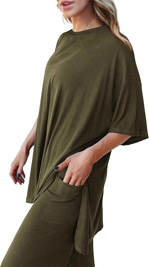PRETTYGARDEN Two Piece Sets for Women Summer Fashion Lounge Matching Set 2026 Spring Travel Vacation Airport Outfits Clothing