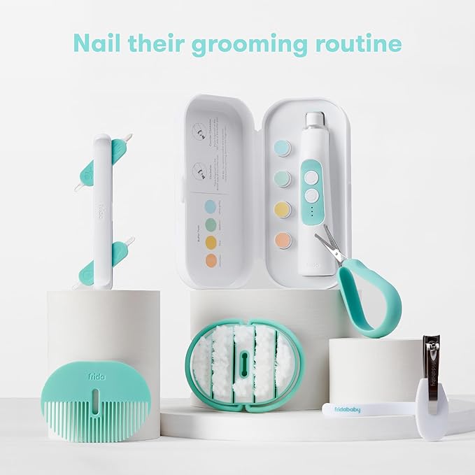 Frida Baby 3-in-1 Nose, Nail + Ear Picker by Frida Baby the Makers of NoseFrida the SnotSucker, Safely Clean Baby's Boogers, Ear Wax & More