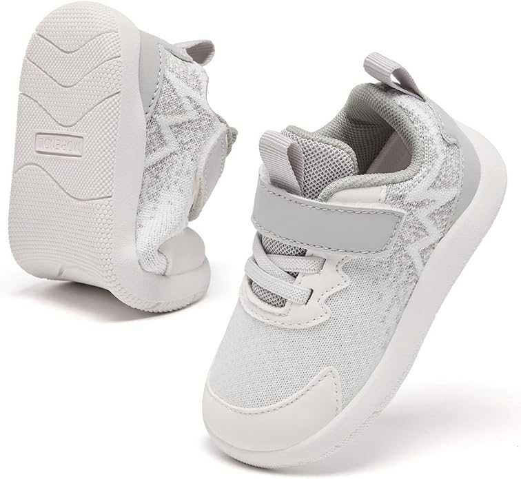 MORENDL Wide Toddler Shoes Baby Walking Shoes Boys & Girls Barefoot Sneakers Zero Drop Comfort Tennis Running Outdoor Activities
