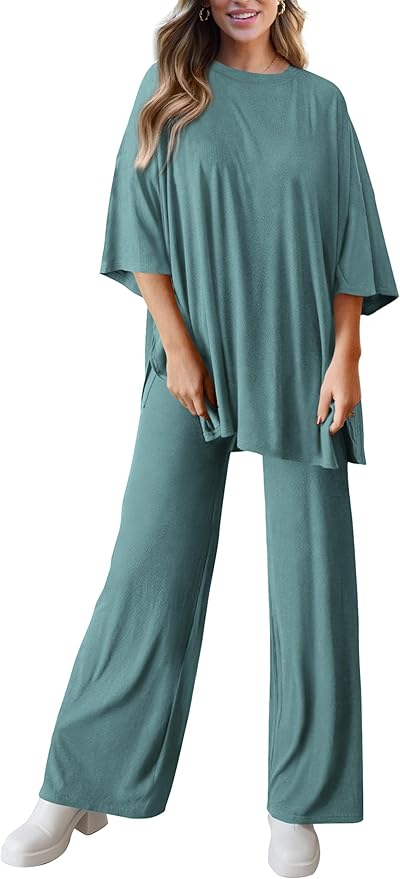 PRETTYGARDEN Two Piece Sets for Women Summer Fashion Lounge Matching Set 2026 Spring Travel Vacation Airport Outfits Clothing