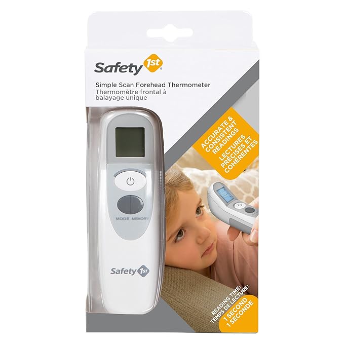 Safety 1st Simple Scan Forehead Thermometer, Grey