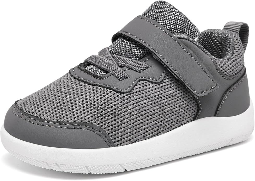 Wide Toe Box Toddler Shoes Baby First Walking Shoe Boys Girls Non-Slip Zero Drop Minimalist Tennis Sneakers