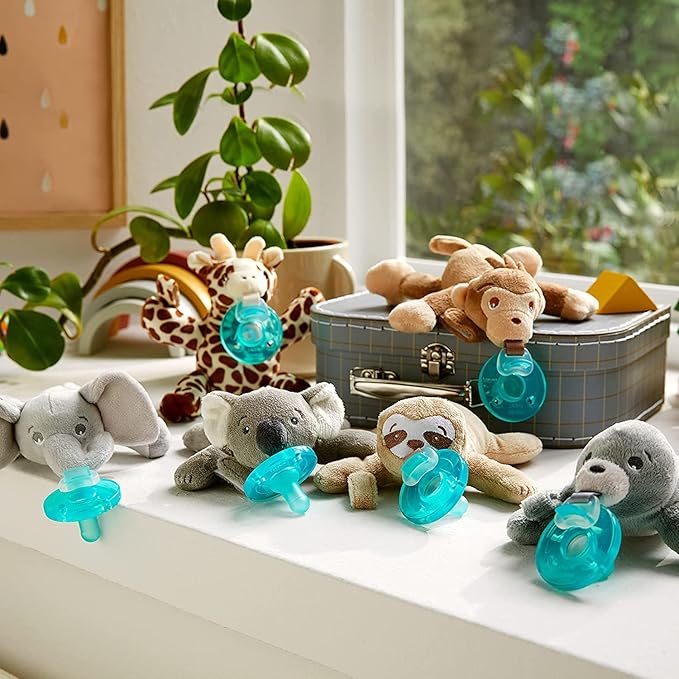 Philips Avent Soothie Snuggle Pacifier Holder with Detachable Pacifier, Koala, 0m+, SCF347/06