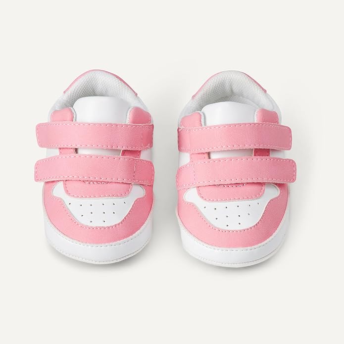 Amazon Essentials Unisex Babies' Hook & Loop Court Sneakers