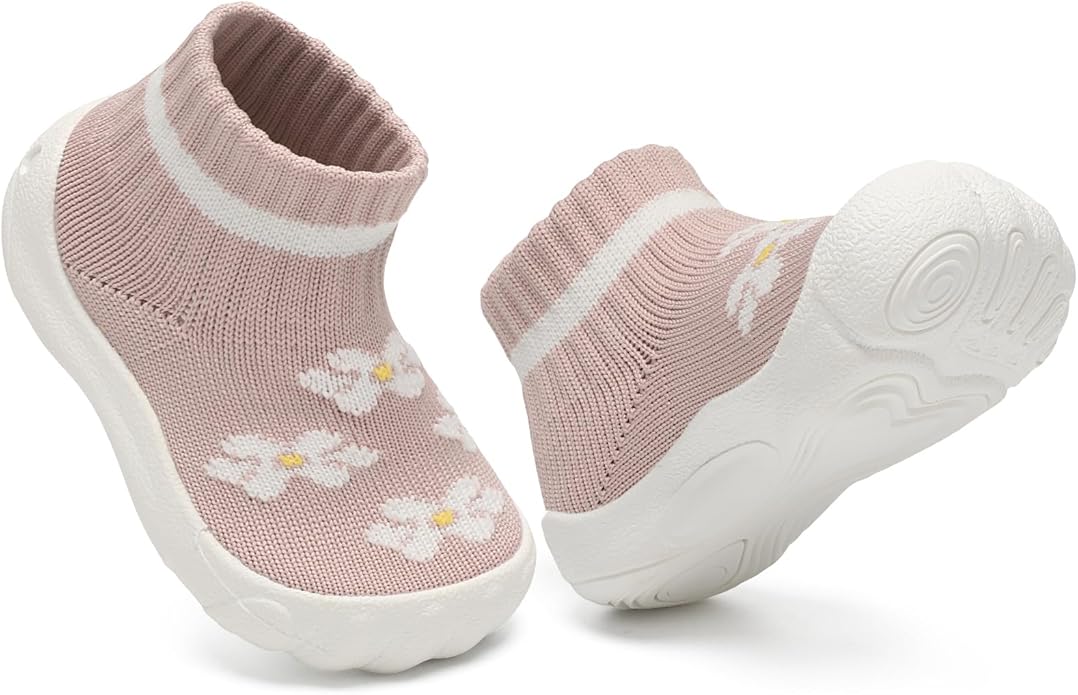 Baby Sock Shoes Breathable First Walking Shoes for Baby Girl Boy 6-24 Months Ultra-Light Infant Slippers Toddler Sneakers