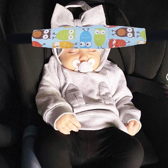 3 Pcs Baby Head Support Band for Stroller Car Seat Neck Relief Strap Headrest for Sleeping Traveling Head Holder for Toddler Kids Children Child Baby Infant