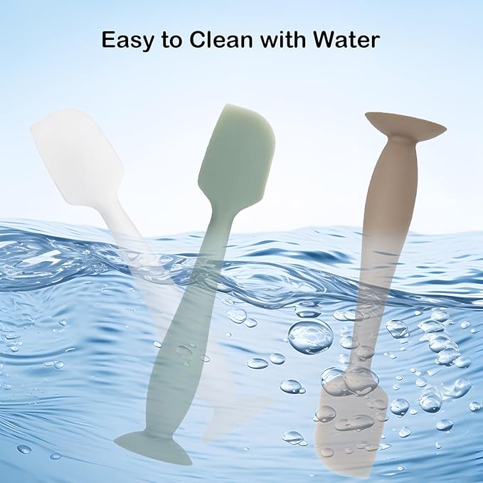 2 Pack Baby Diaper Cream Spatula - Baby Diaper Rash Cream Applicator for Butt Paste Diaper Creams - Diaper Cream Brush for Newborn Essentials (Brown)