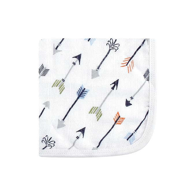 Hudson Baby Unisex Baby Cotton Muslin Washcloths, Foxes, One Size