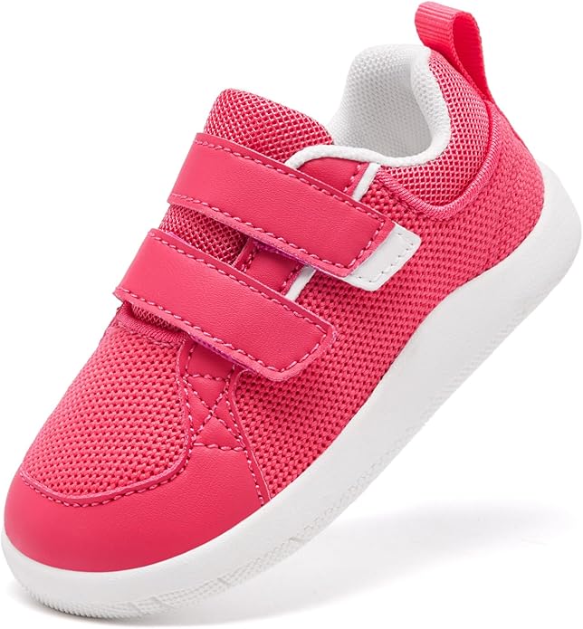 MORENDL Boys & Girls Walking Shoes 0-4 Years Baby Wide Toe Box Barefoot Shoes Toddler Sneakers