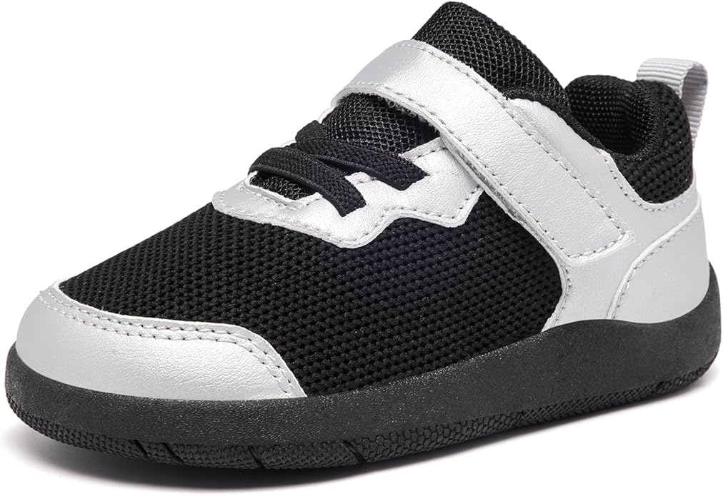Wide Toe Box Toddler Shoes Baby First Walking Shoe Boys Girls Non-Slip Zero Drop Minimalist Tennis Sneakers