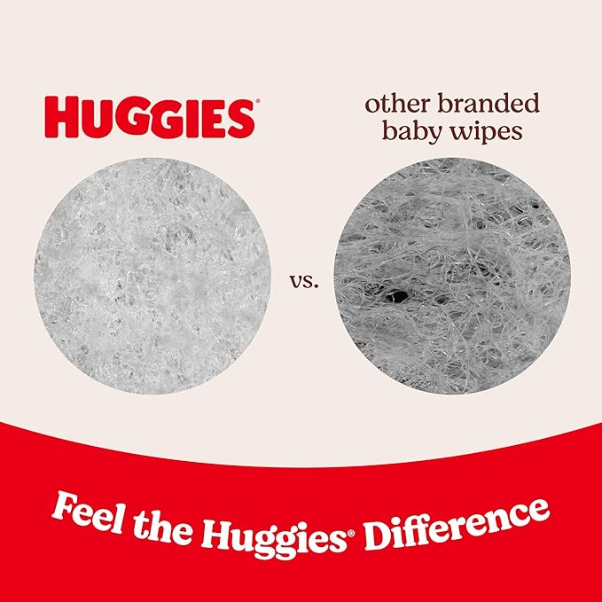 Huggies Skin Essentials Baby Wipes, Hypoallergenic, 99% Water, 2 Flip Top Packs (112 Wipes Total)