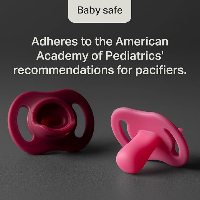 Tommee Tippee Ultra-Light StayPut Pacifier, One-Piece Silicone Design, 18-36m, 4 Pack