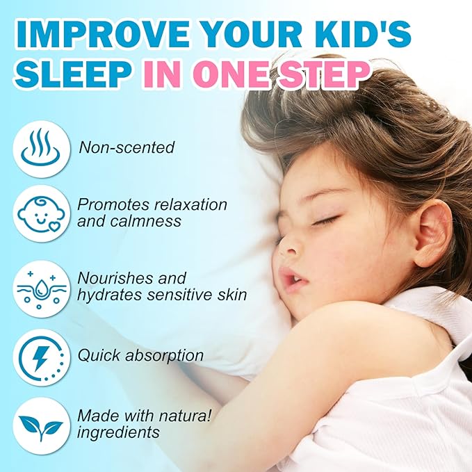 Magnesium Cream for Kids with Organic Shea Butter, Calendula & Aloe Vera | Promotes Relaxation & Peaceful Sleep | Unscented | 4.23 oz