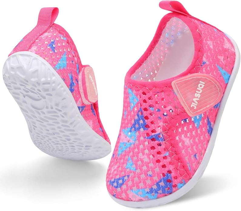 JIASUQI Baby Boys Girls Barefoot Swim Pool Water Shoes Beach Walking Sandals Athletic Sneakers