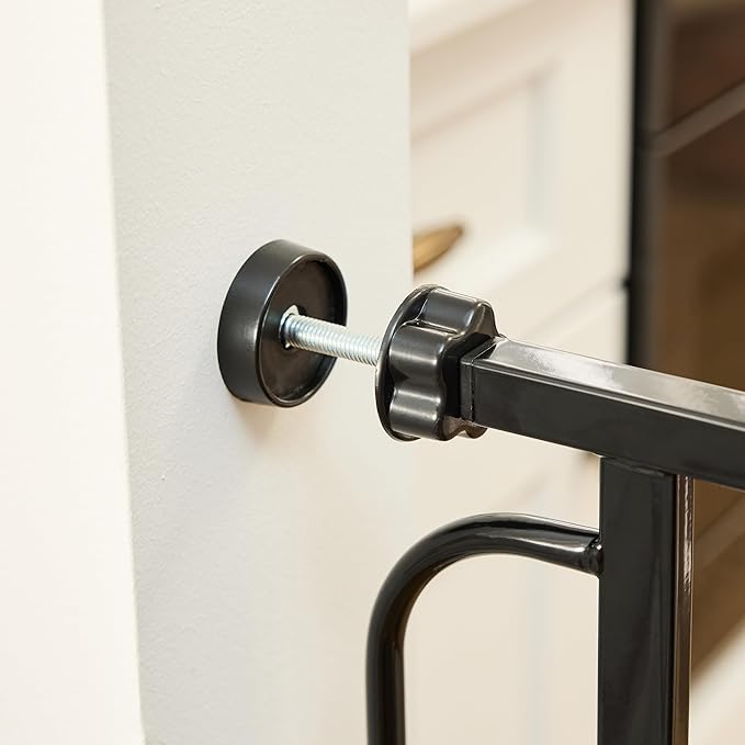 Regalo Safety 36" Extra Tall Baby Safety Gate for Doorways & Bottom of Stairs, Pressure Mount, for 6-24 Months, Toddlers & Pets, Tested & Safe for 30 Years, American Designed, American Owned