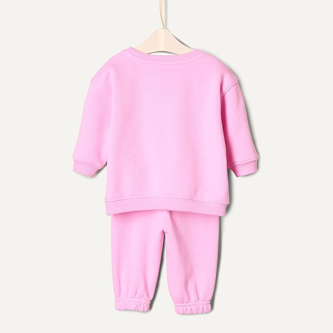 Amazon Essentials x Sofia Grainge Unisex Toddlers and Babies' Sweatshirt & Sweatpant Set