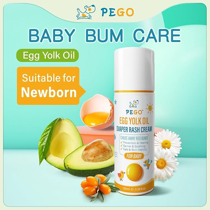 Diaper Rash Cream for Babies - Pediatrician-Recommended to Prevent, Soothe, and Treat Breakouts Diaper Rash and Flare-Ups, Baby Skin Protectant (100ml, 3.38, Fl Oz)