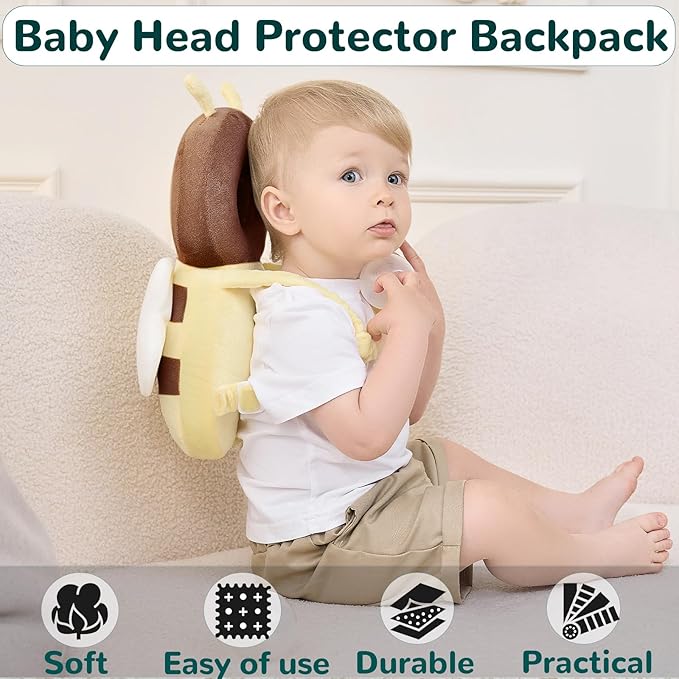 Baby Head Protector Backpack for Falling Crawling and Walking Toddler Essentials Harness Infant Koala Toys Helmets Baby Essentials Must Have 0.5-2 Years