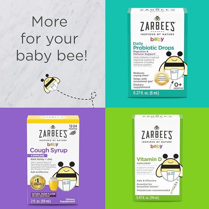 Zarbee's Baby Massage Oil,Calming and Soothing with Lavender and Chamomile to Help Sleep,4oz Bottle,(Pack of 2)