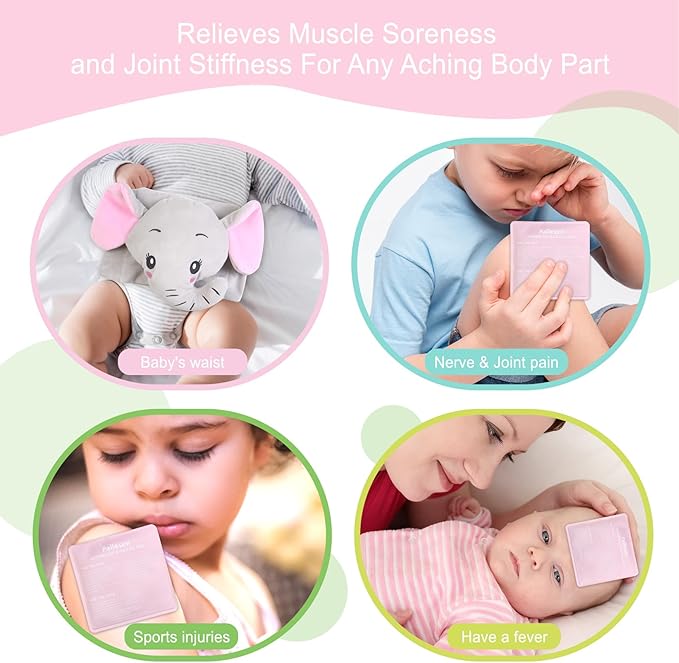 Colic Baby Relief,Gas Relief for Infants,Baby Colic Heated Tummy Wrap,Baby Swaddling Belt for Colic Calm,Natural Relief for Upset Stomach in Babies and Toddlers,Elephant