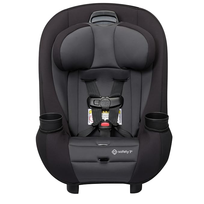 Safety 1st Ellaris 3-in-1 Convertible Car Seat, Slim Fit Design, Rear & Forward-Facing, 5-Position Headrest, 3-Across Fit, Travel-Friendly with Machine-Washable Seat Pad, Smokey Haze