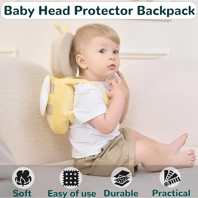 Baby Head Protector Backpack for Falling Crawling and Walking Toddler Essentials Harness Infant Koala Toys Helmets Baby Essentials Must Have 0.5-2 Years