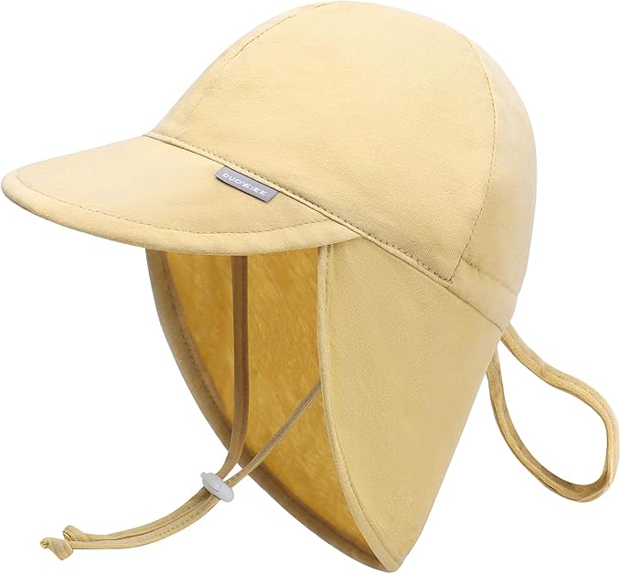 Duoyeree UPF 50+ Baby Sun Hat with Ear and Neck Protection - Toddler Beach Hat for Boys & Girls - Ideal for Summer Fun