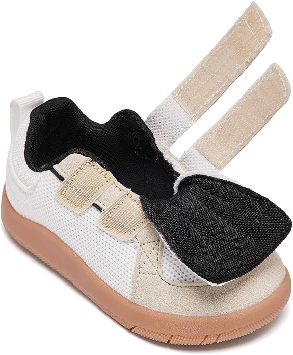 MORENDL Boys & Girls Walking Shoes 0-4 Years Baby Wide Toe Box Barefoot Shoes Toddler Sneakers