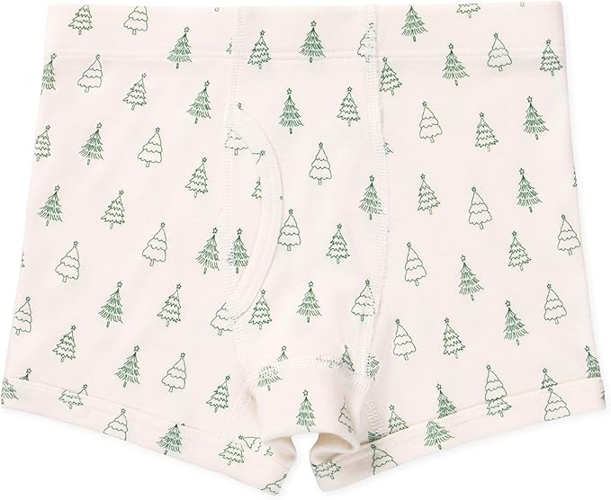 Lucky & Me Nolan Boys GOTS, Organic Cotton, Boxer Briefs, 7-Pack