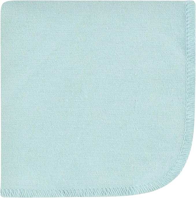Hudson Baby Unisex Baby Flannel Cotton Washcloths, Plants 10 Pack, One Size