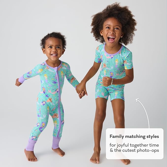 Little Sleepies Pajamas for Baby Boys & Girls, Viscose from Bamboo Baby Pajamas, Preemie & Newborn Sleepers, 2-Way Zipper PJs