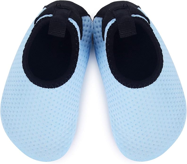 JIASUQI Baby Boys and Girls Barefoot Swim Water Skin Shoes Aqua Socks for Beach Swim Pool