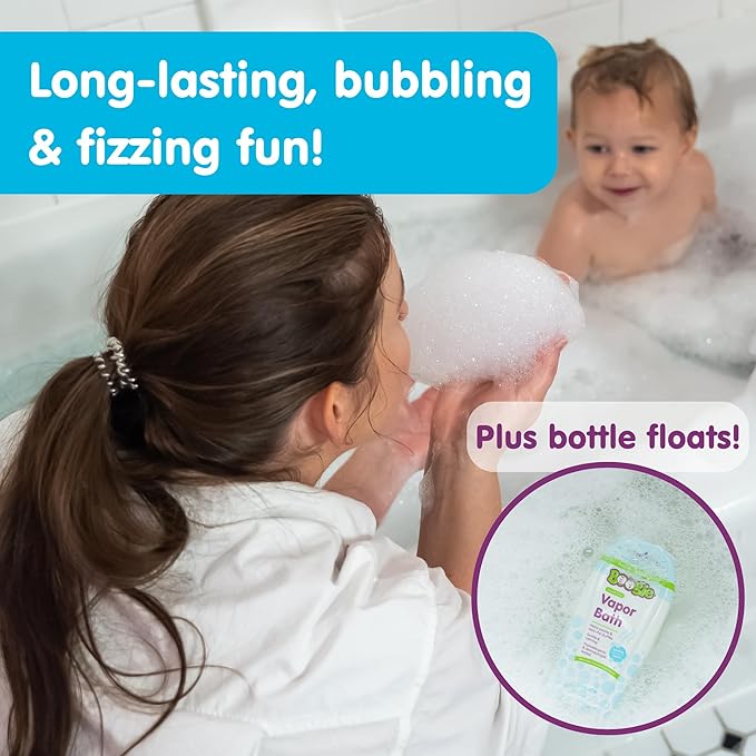 Boogie Kids Botanical Bubble Bath, Soothing Vapor, Made with Natural Essential Oils, Mint Eucalyptus, 16 oz (Pack of 1)