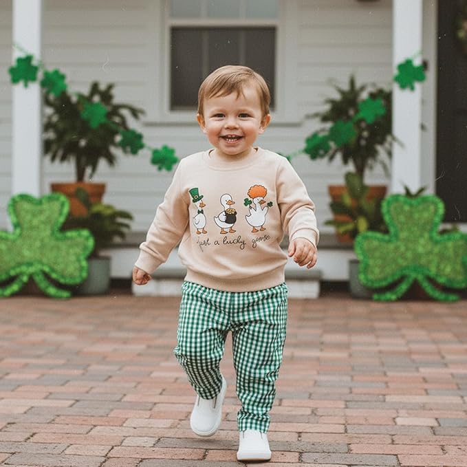Infant Baby Boy Fall Clothes Set Funny Letter Sweatshirt Pant Outfit Toddler Winter Clothes 6 12 18 Months 2T 3T