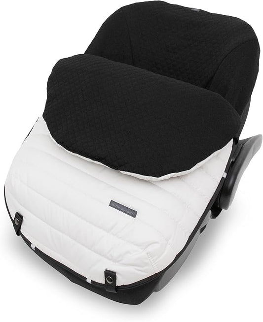 Little Unicorn Infant Car Seat Footmuff – Weather-Resistant Baby Bunting Bag with Magnetic Closure, Non-Slip Backing & Open Harness Design – Universal Fit Winter Cover for Baby Car Seat & Stroller