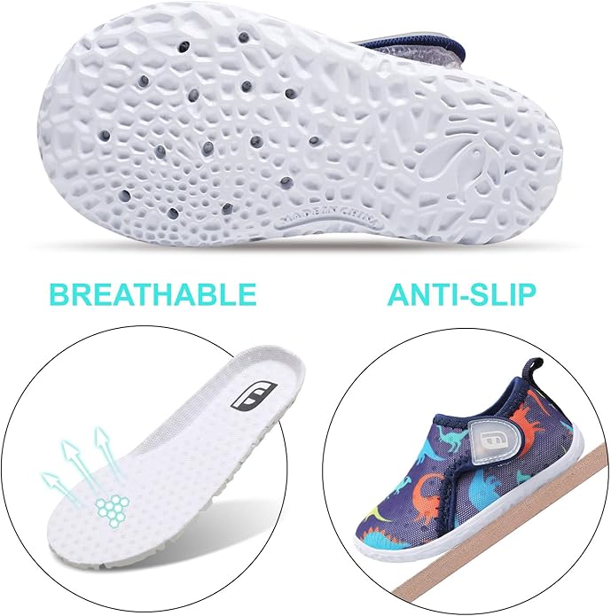 JOINFREE Baby Toddler Water Shoes Boys Girls Sandals Barefoot Kids Breathable Sneakers Shoes for Walking Running