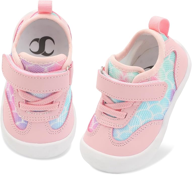 Scurtain Baby Shoes Boy Girl First Walking Shoe Infant Crib Breathable Sneakers Lightweight Barefoot Shoes for Babies