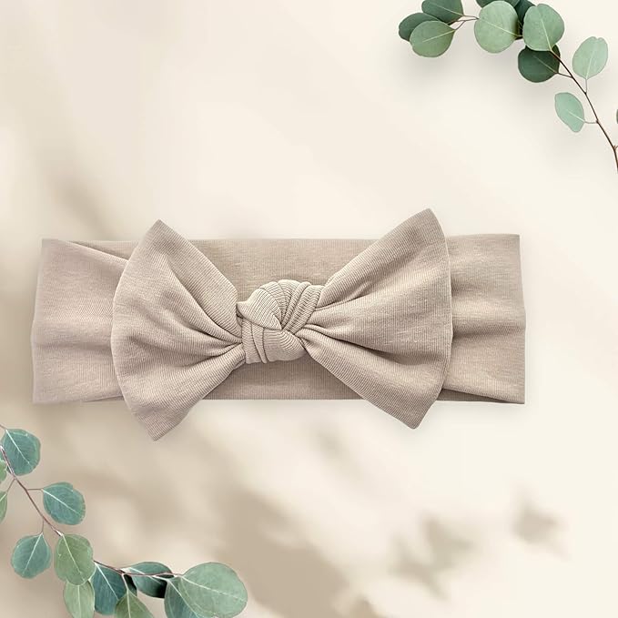 Baby Girl Headbands-Infant,Toddler Cotton Handmade Hairbands with Bows Child Hair Accessories