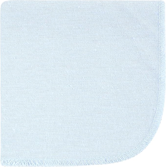Hudson Baby Unisex Baby Flannel Cotton Washcloths 10-Pack, Boy Safari World, One Size