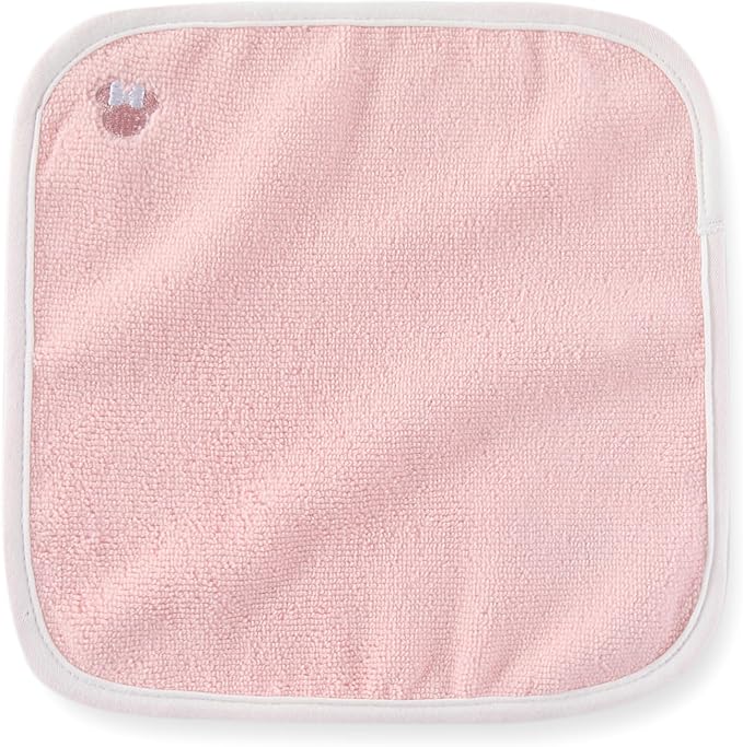 Disney Baby Girls Minnie Mouse Hooded Baby-Bath Towel with 3 Washcloths Set for Newborn and Infants