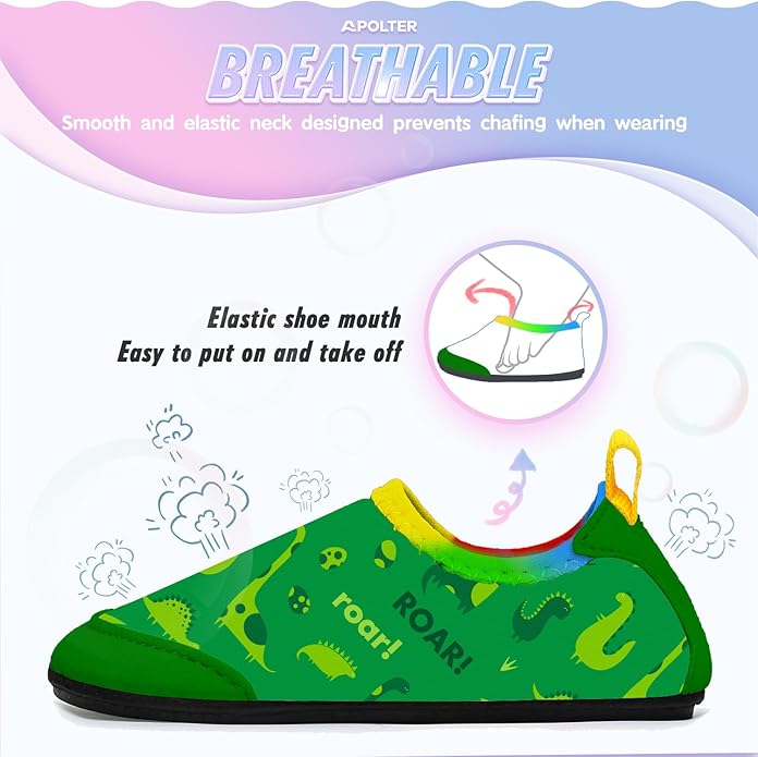 Baby Boys and Girls Swim Water Shoes Barefoot Aqua Socks Non-Slip for Beach Pool Toddler Kids