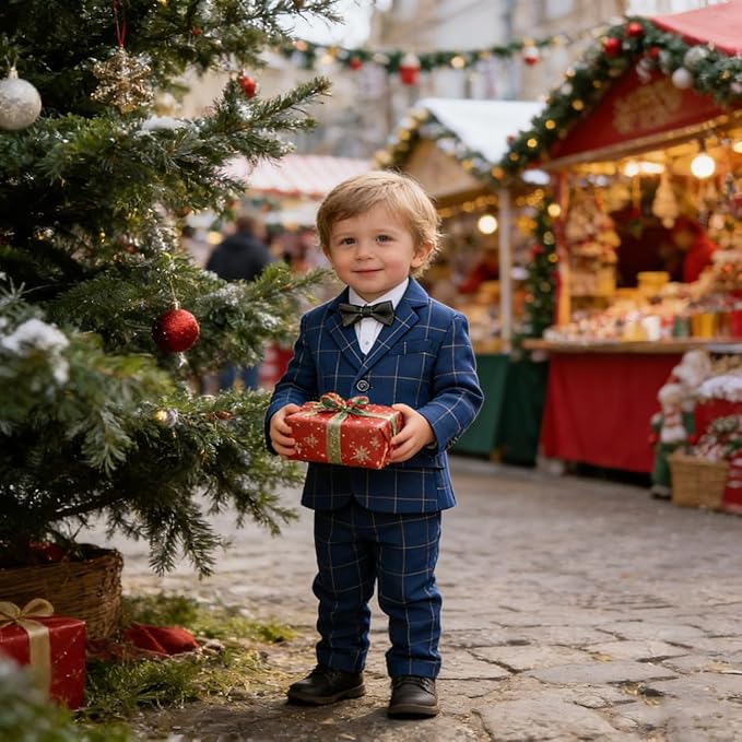 Baby Suit for Toddler Boys Infant Formal Suits Baby Boy Ring Bearer Wedding Outfit