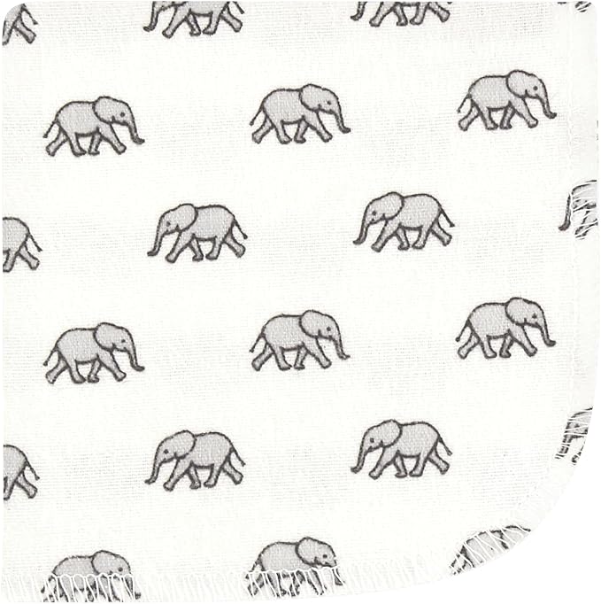 Hudson Baby Unisex Baby Flannel Washcloths, Going On Safari 10Pk, One Size